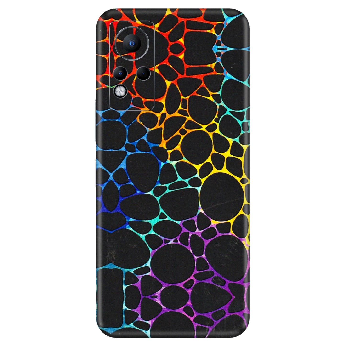 INFINIX Phone Skins (All Models) - Abstract Art MultiColour - 3D Embossed Finish (L-133) Infinix Note 11