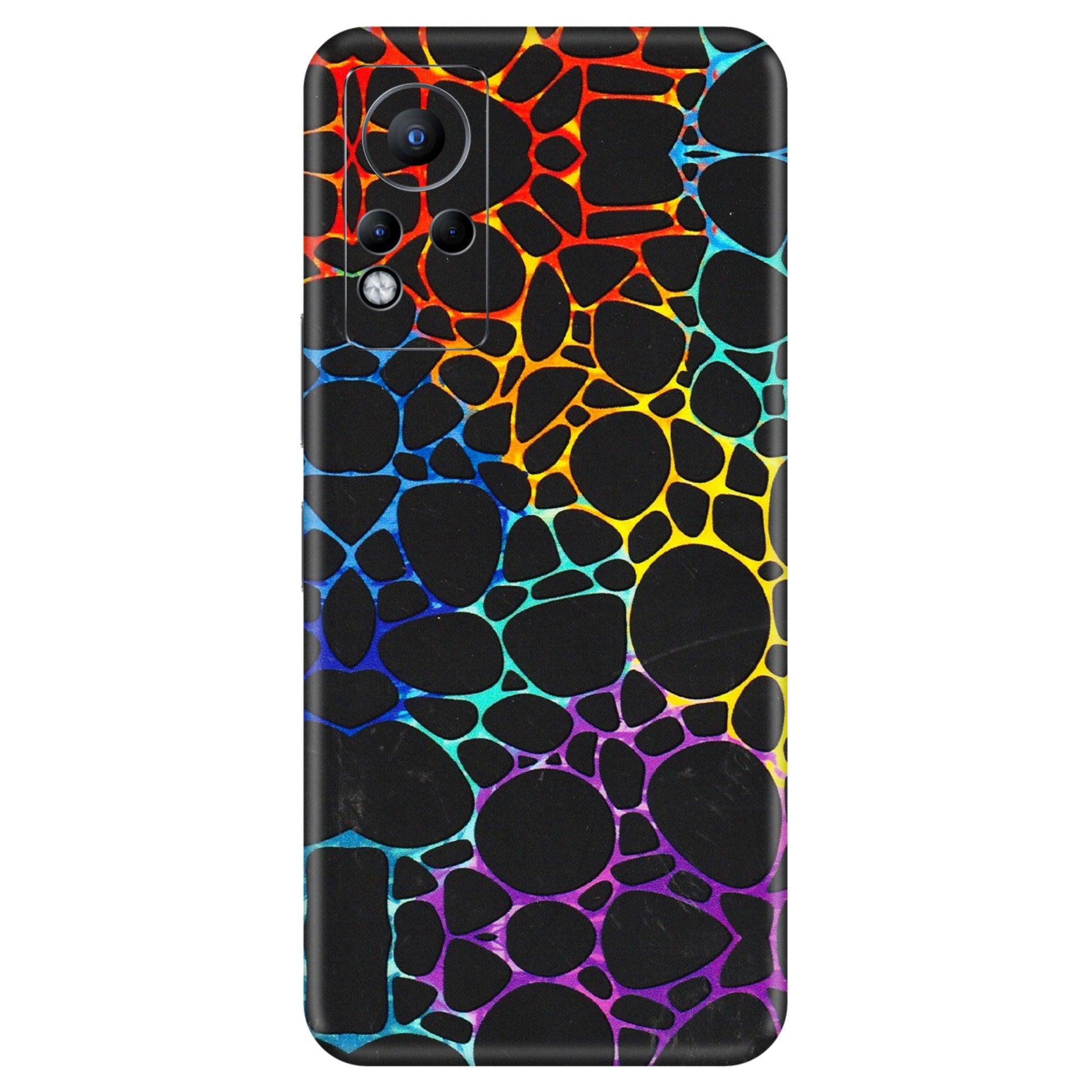 INFINIX Phone Skins (All Models) - Abstract Art MultiColour - 3D Embossed Finish (L-133) Infinix Note 11