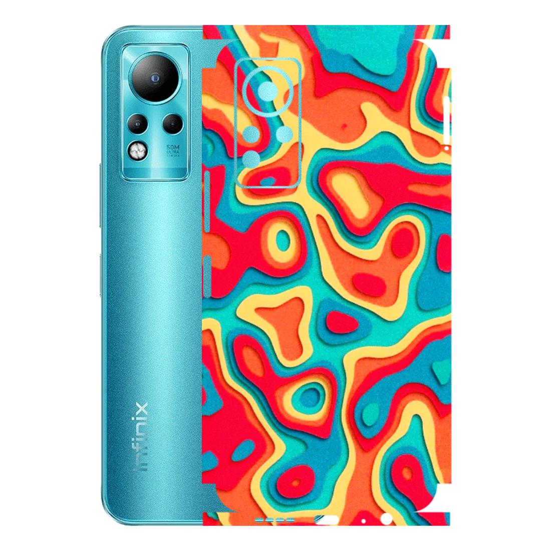 INFINIX Phone Skins (All Models) - Abstract Swirl - 3D Embossed Finish (L-150) Infinix Note 11