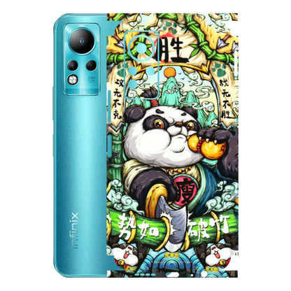 INFINIX Phone Skins (All Models) - Royal Rich Panda - 3D Embossed Finish (L-170) Infinix Note 11
