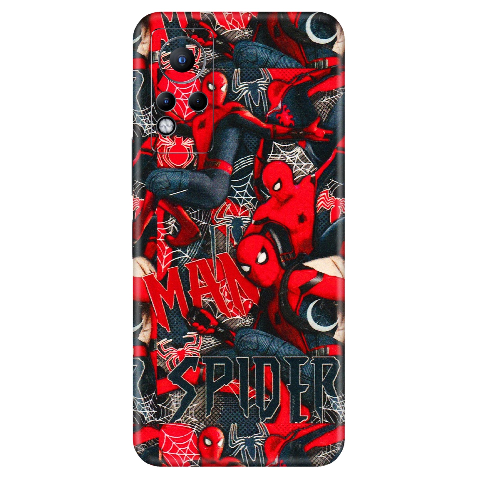 INFINIX Phone Skins (All Models) - SpiderMan Cool - 3D Embossed Finish (L-188) Infinix Note 11