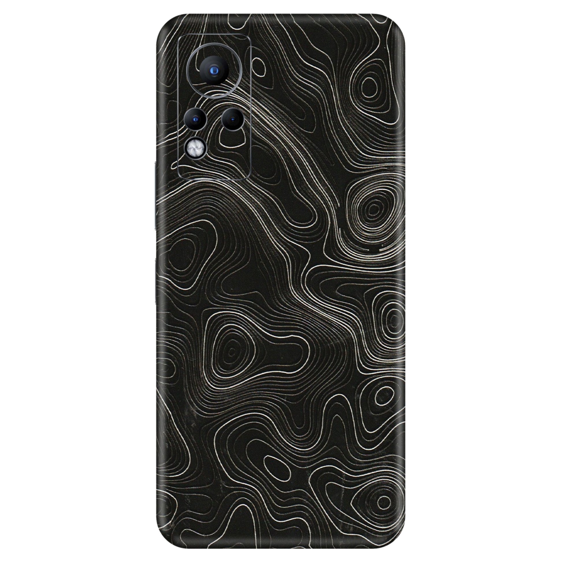 INFINIX Phone Skins (All Models) - Black Swirl - 3D Embossed Finish (L-196) Infinix Note 11