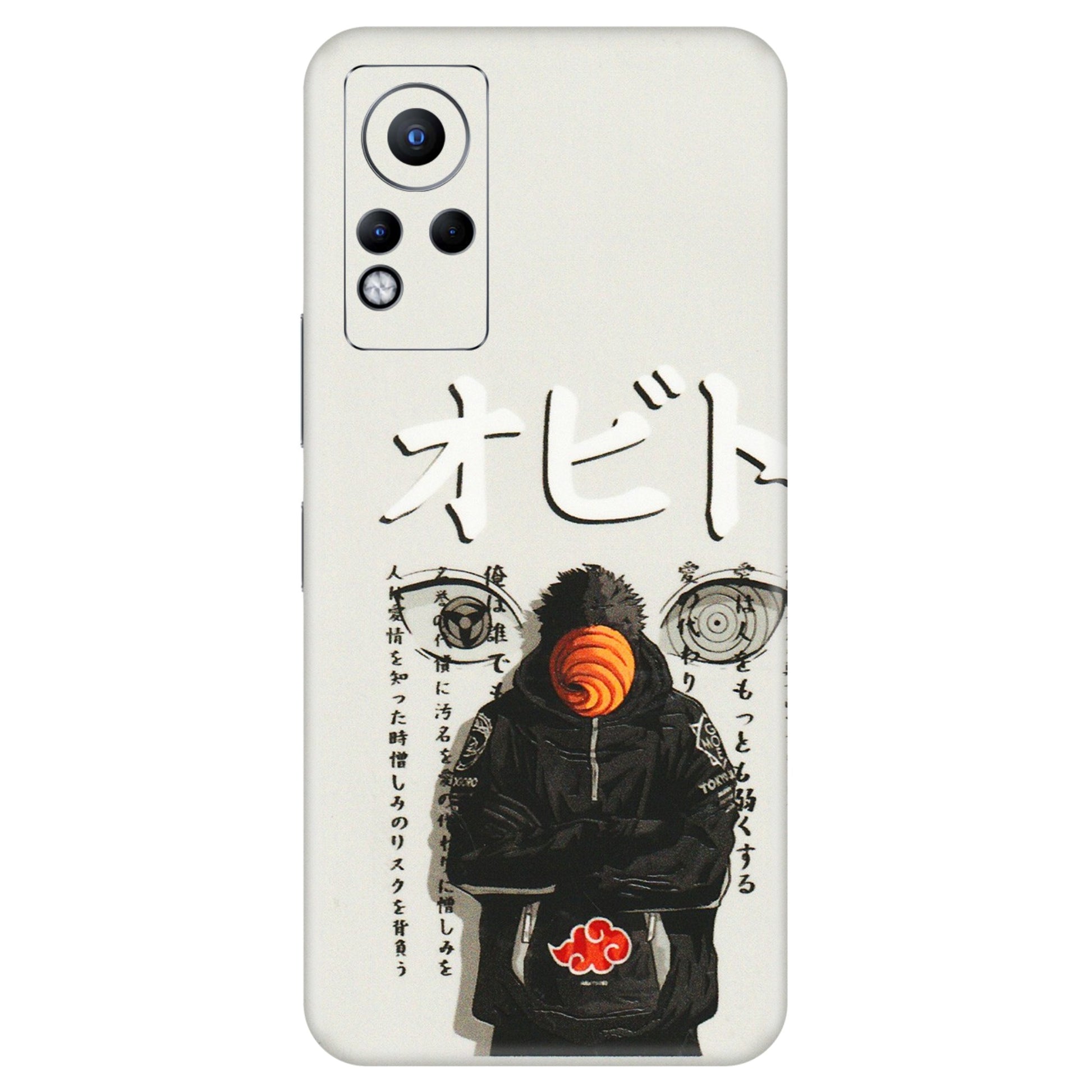 INFINIX Phone Skins (All Models) - Obito Anime Eye - 3D Embossed Finish (L-19) Infinix Note 11