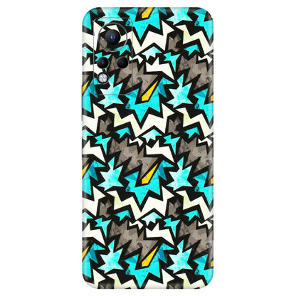 INFINIX Phone Skins (All Models) - Funky Zig Zag - 3D Embossed Finish (L-223) Infinix Note 11