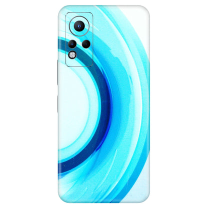 INFINIX Phone Skins (All Models) - The Blue Curve - 3D Embossed Finish (L-244) Infinix Note 11