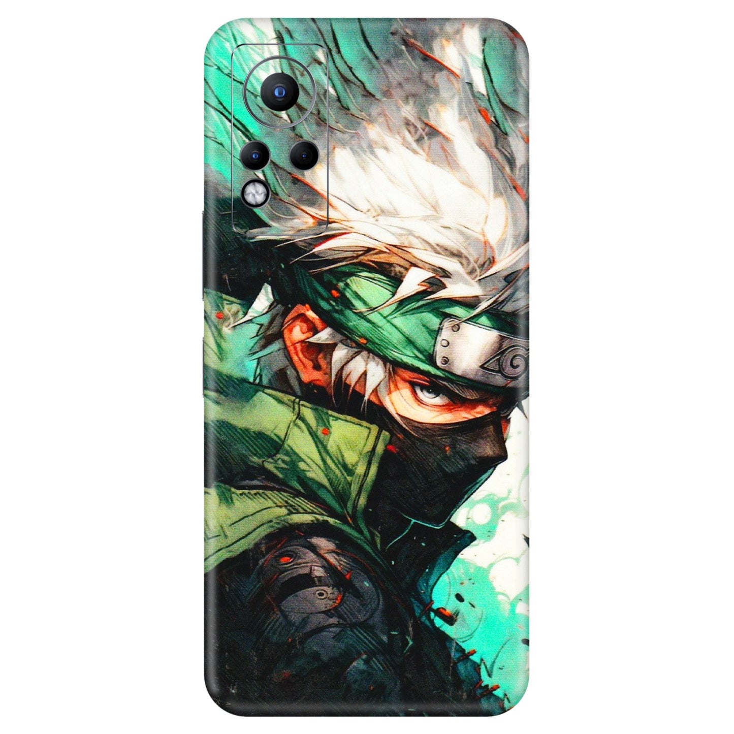 INFINIX Phone Skins (All Models) - Kakashi Side Profile - 3D Embossed Finish (L-249) Infinix Note 11