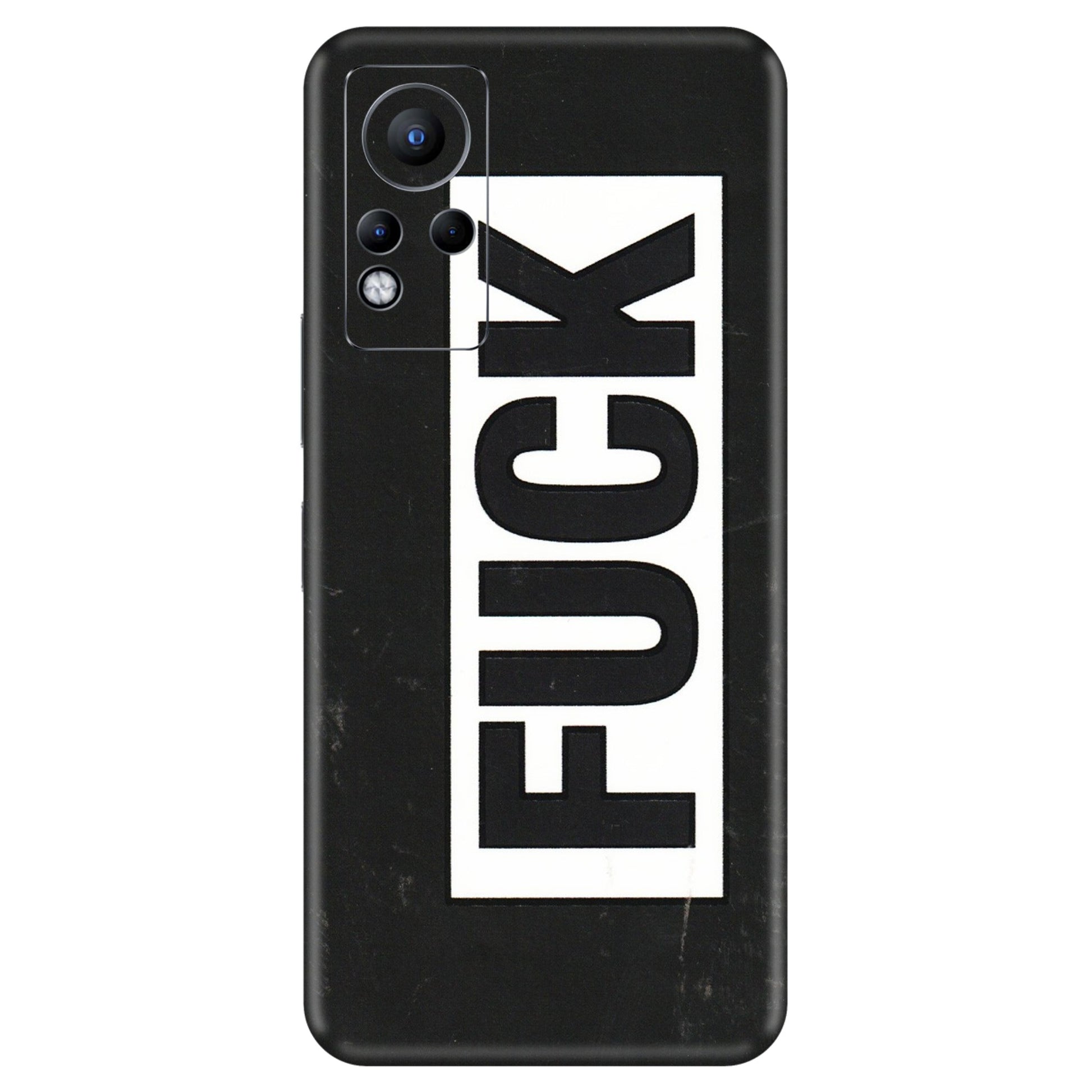 INFINIX Phone Skins (All Models) - The F Word - 3D Embossed Finish (L-255) Infinix Note 11