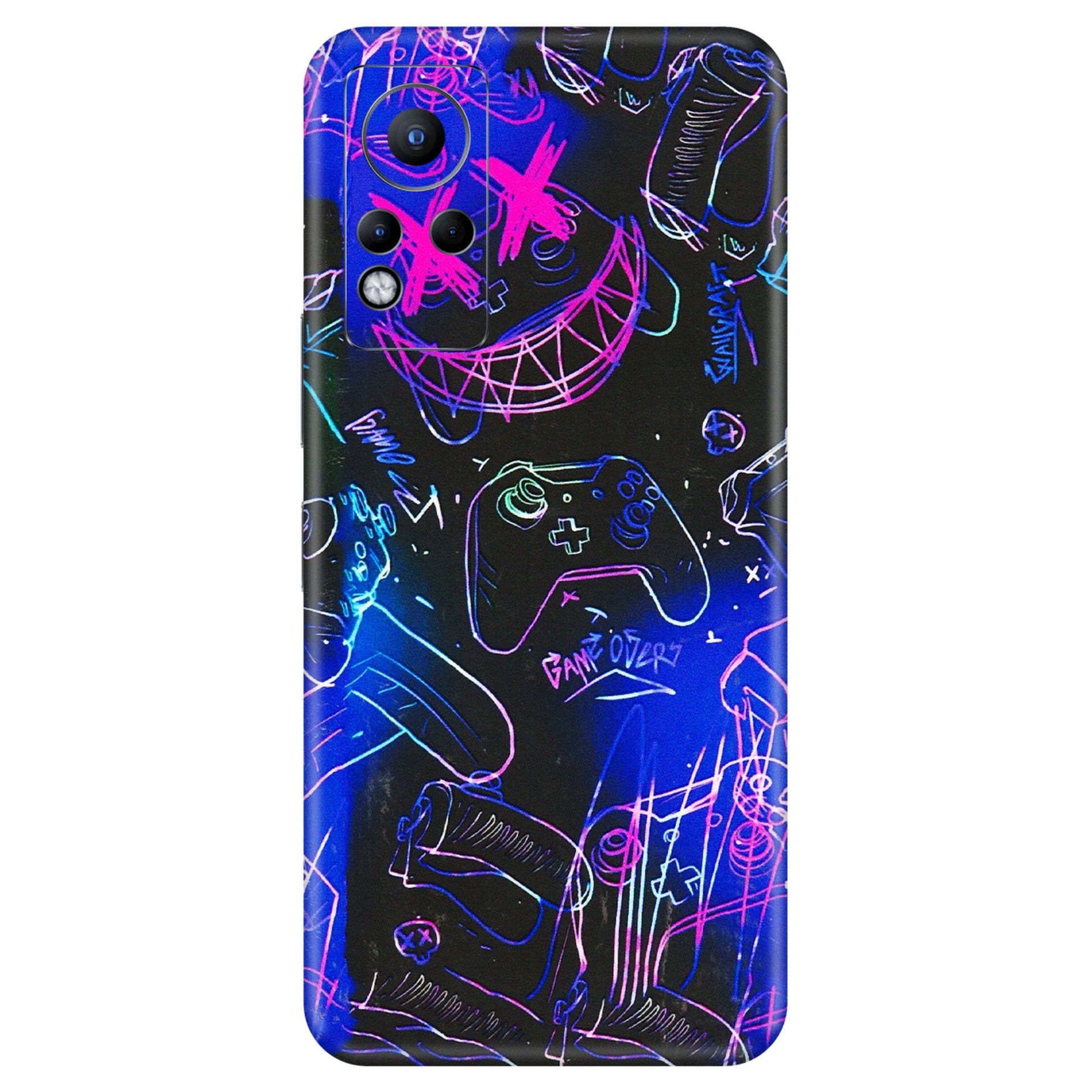INFINIX Phone Skins (All Models) - Gamers Paradise - 3D Embossed Finish (L-258) Infinix Note 11