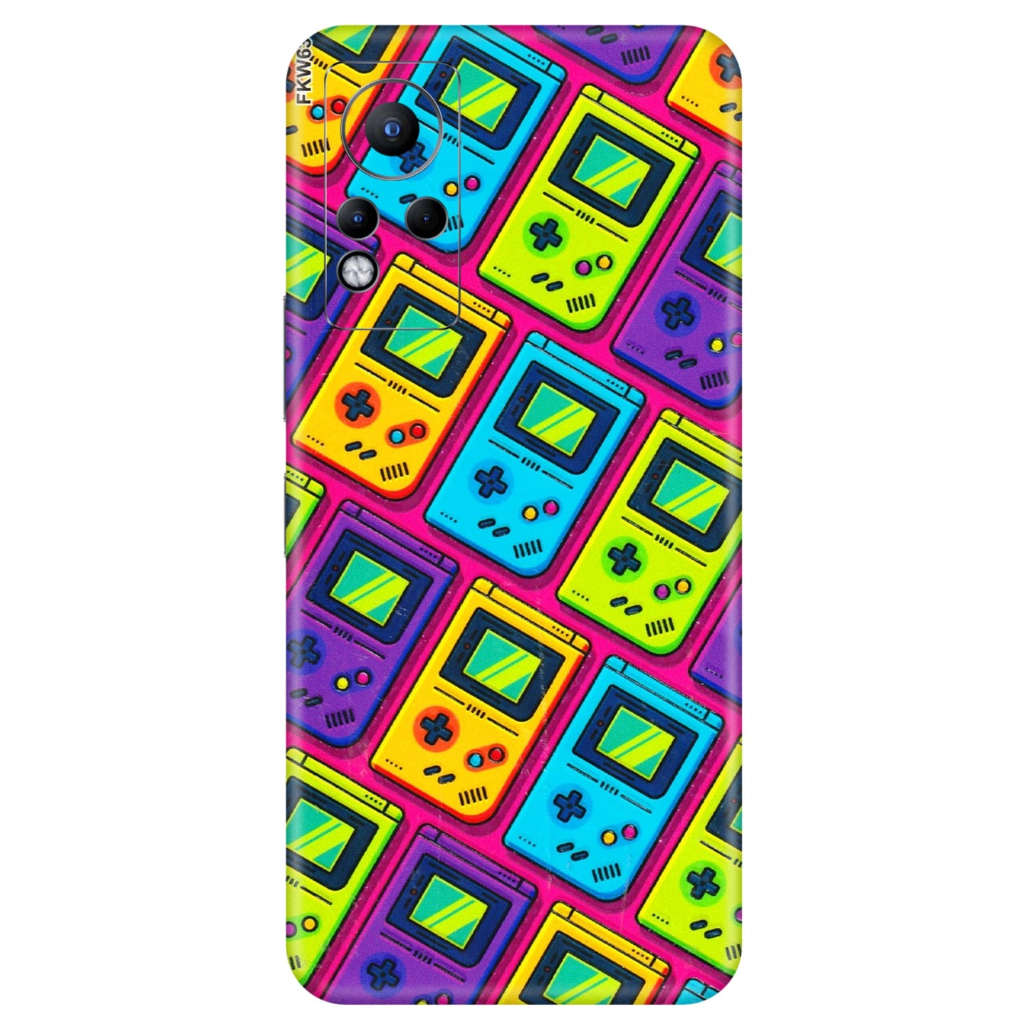 INFINIX Phone Skins (All Models) - Gameboy Colourful - 3D Embossed Finish (L-266) Infinix Note 11