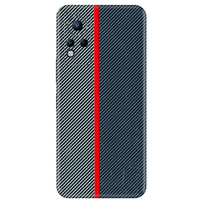 INFINIX Phone Skins (All Models) - Blue Sober Lines - 3D Embossed Finish (L-305) Infinix Note 11