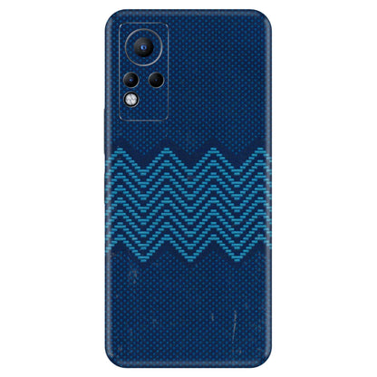 INFINIX Phone Skins (All Models) - Blue Sober Waves - 3D Embossed Finish (L-306) Infinix Note 11