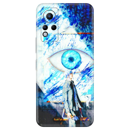 INFINIX Phone Skins (All Models) - Anime Sea Blue Eye - 3D Embossed Finish (L-318) Infinix Note 11