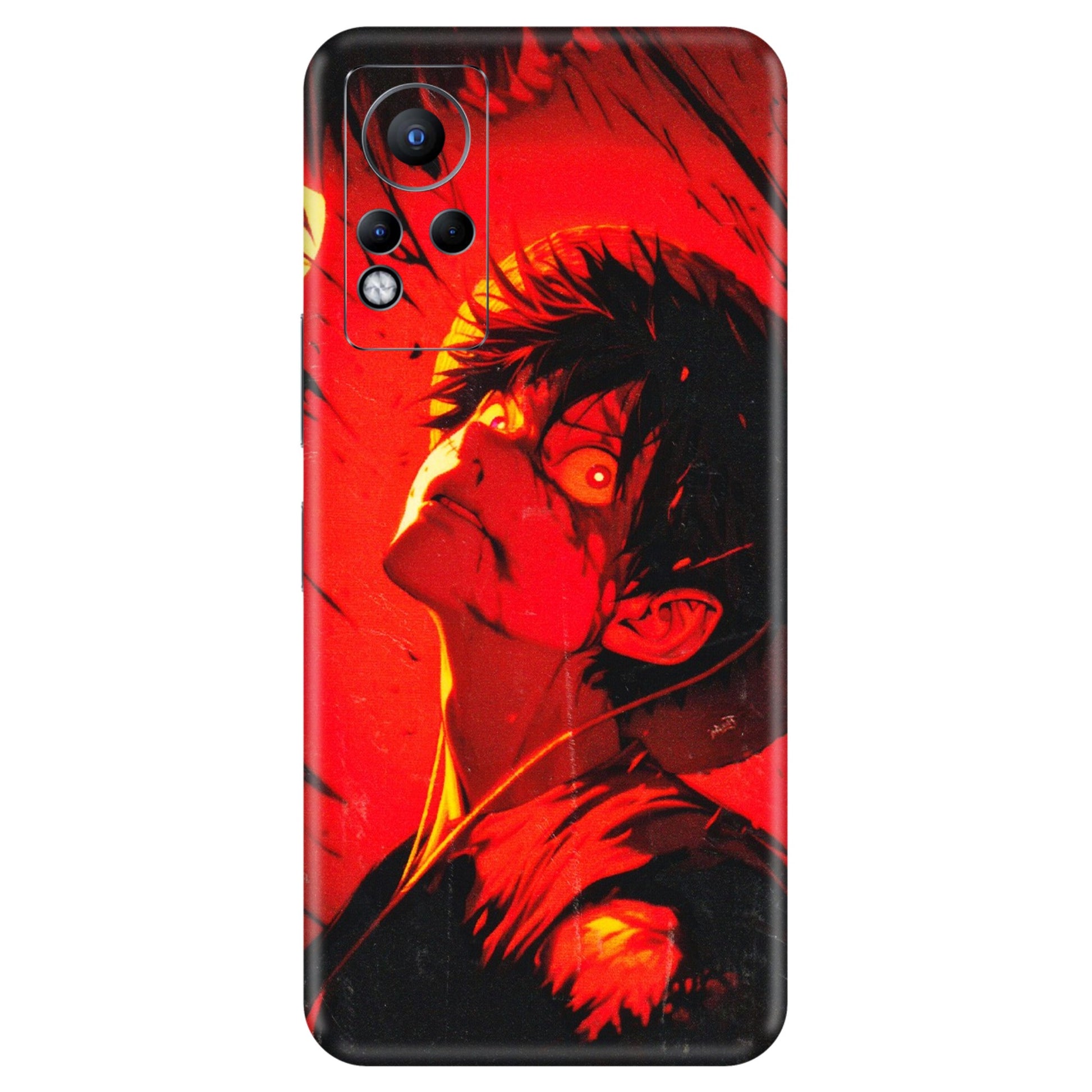 INFINIX Phone Skins (All Models) - D.Luffy Power Up One Piece Anime - 3D Embossed Finish (L-326) Infinix Note 11