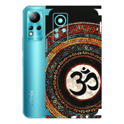 INFINIX Phone Skins (All Models) - Aum Chant Abstract - 3D Embossed Finish (L-42) Infinix Note 11