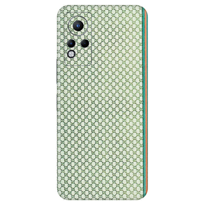 INFINIX Phone Skins (All Models) - Gucci Fabric Pattern - 3D Embossed Finish (L-73) Infinix Note 11