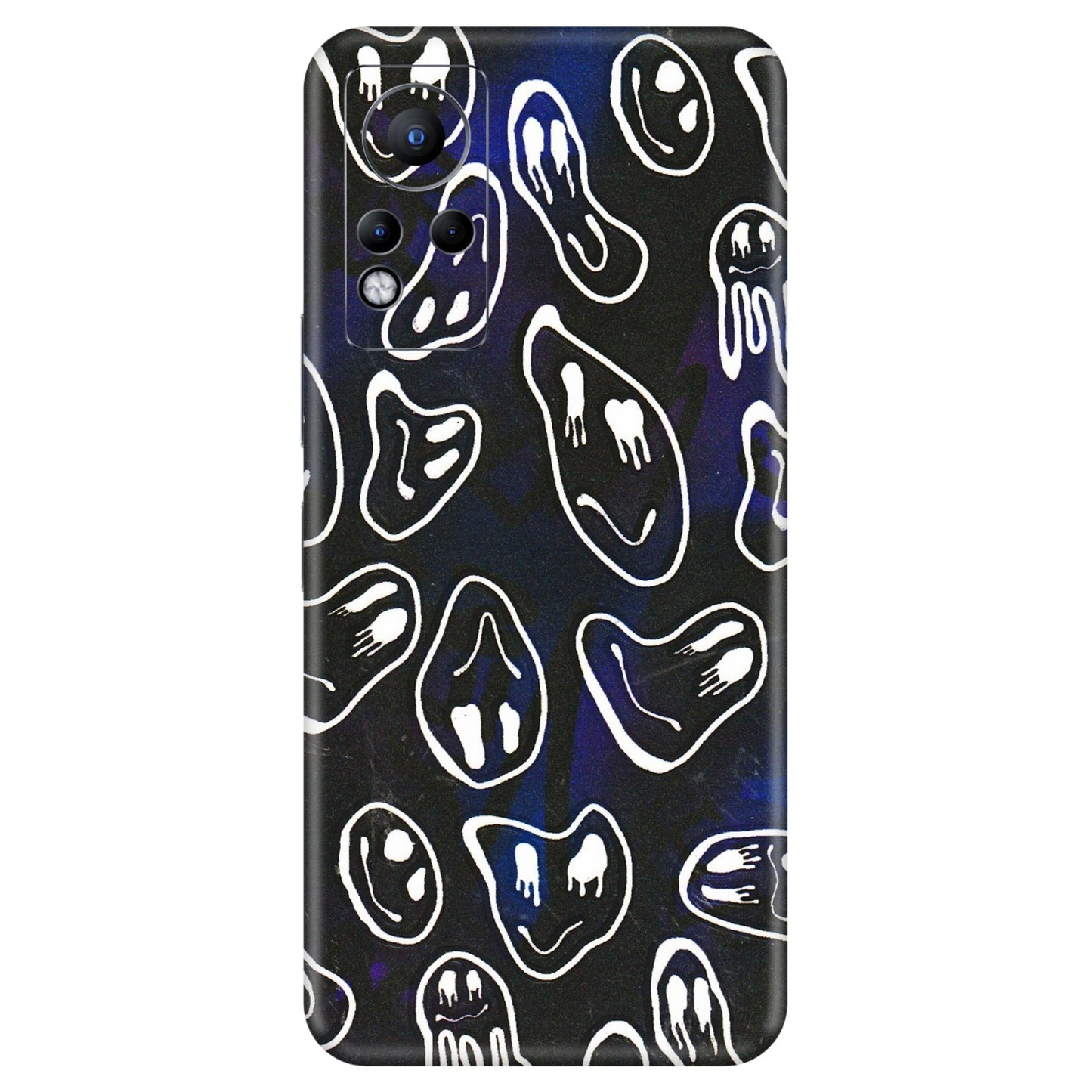 INFINIX Phone Skins (All Models) - Distorted Smileys - 3D Embossed Finish (L-92) Infinix Note 11
