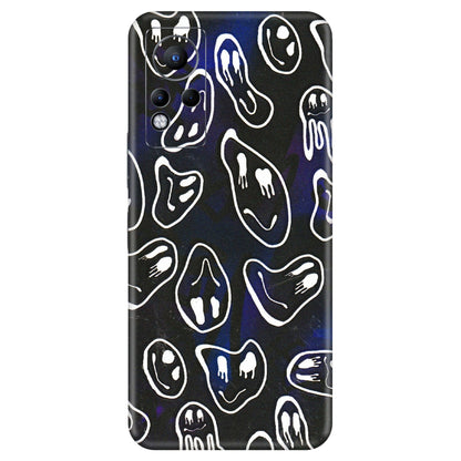 INFINIX Phone Skins (All Models) - Distorted Smileys - 3D Embossed Finish (L-92) Infinix Note 11