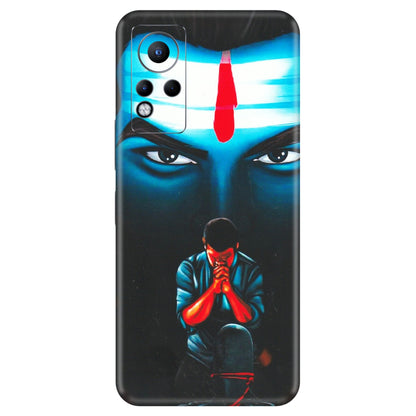 INFINIX Phone Skins (All Models) - Mahakal Bhakt - Matte Finish (M-112) Infinix Note 11