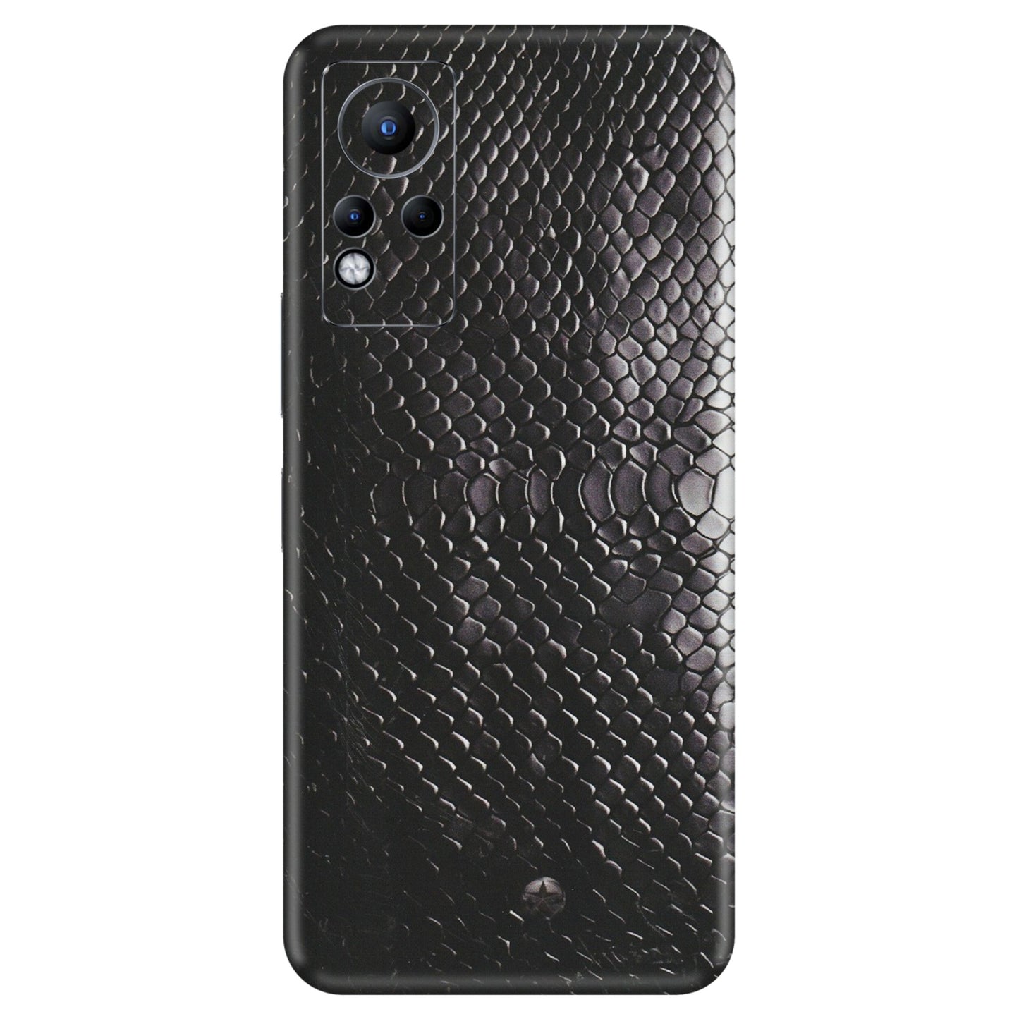 INFINIX Phone Skins (All Models) - Black Snack Leather - Matte Finish (M-147) Infinix Note 11