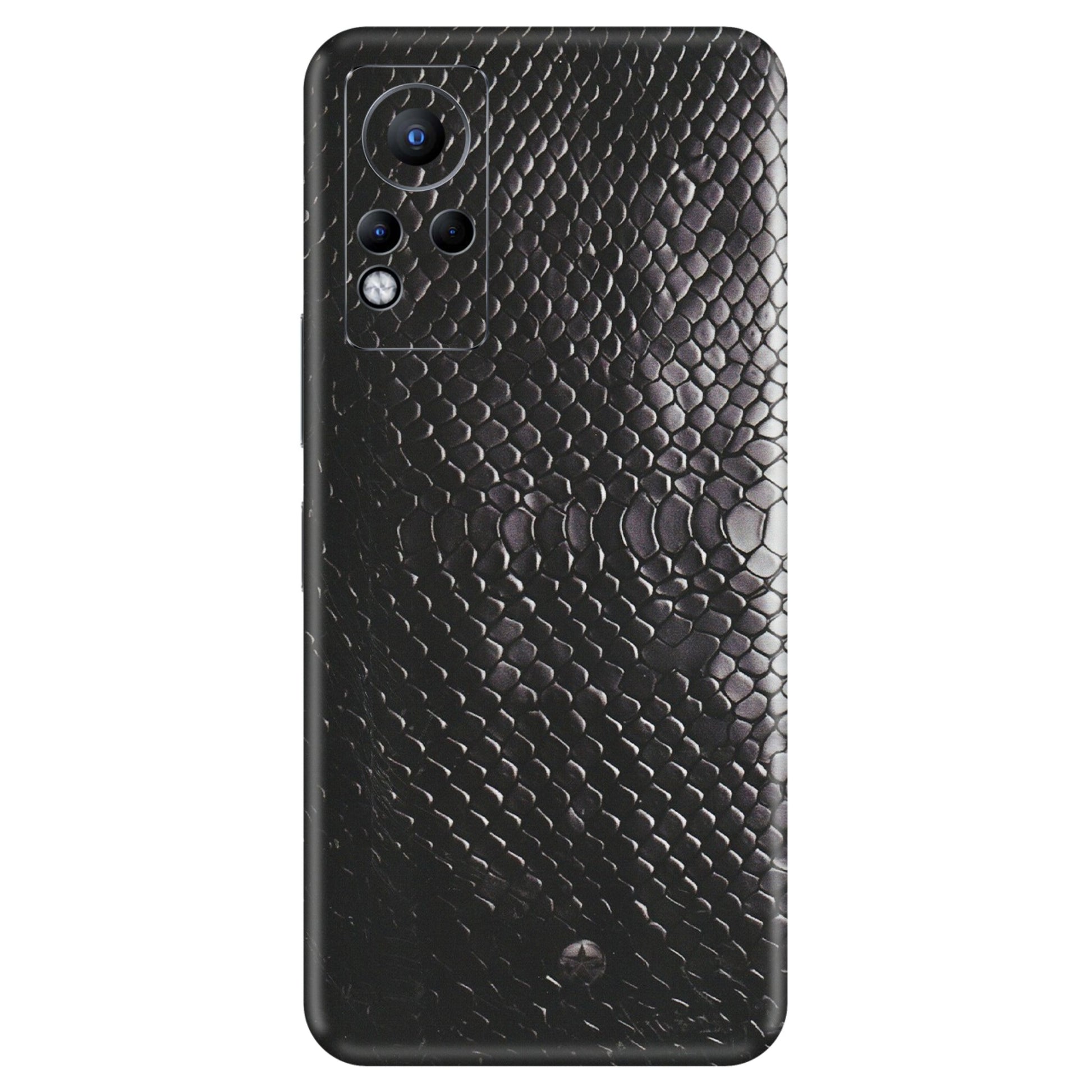 INFINIX Phone Skins (All Models) - Black Snack Leather - Matte Finish (M-147) Infinix Note 11