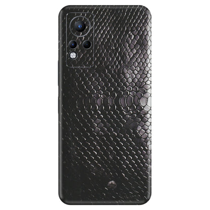INFINIX Phone Skins (All Models) - Black Snack Leather - Matte Finish (M-147) Infinix Note 11
