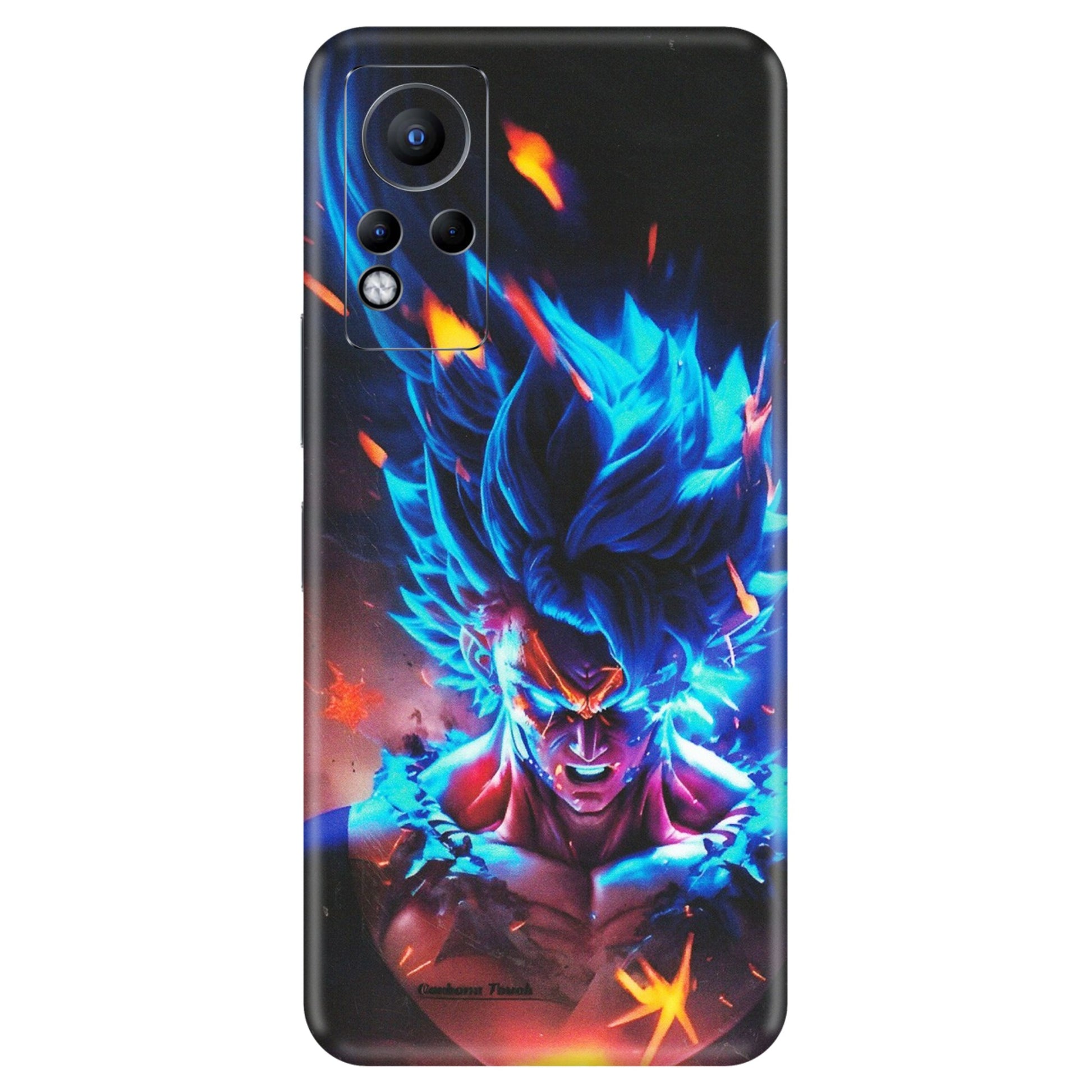 INFINIX Phone Skins (All Models) - Angry Goku Dragon Ball Anime - Matte Finish (M-150) Infinix Note 11