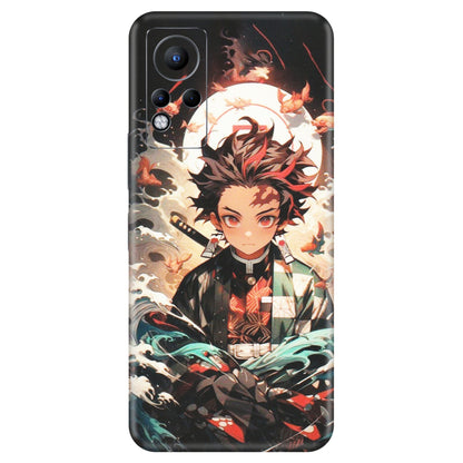 INFINIX Phone Skins (All Models) - Tanjiro Demon Slayer Anime - Matte Finish (M-158) Infinix Note 11