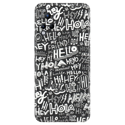 INFINIX Phone Skins (All Models) - Hi Hello Doodles - Matte Finish (M-25) Infinix Note 11