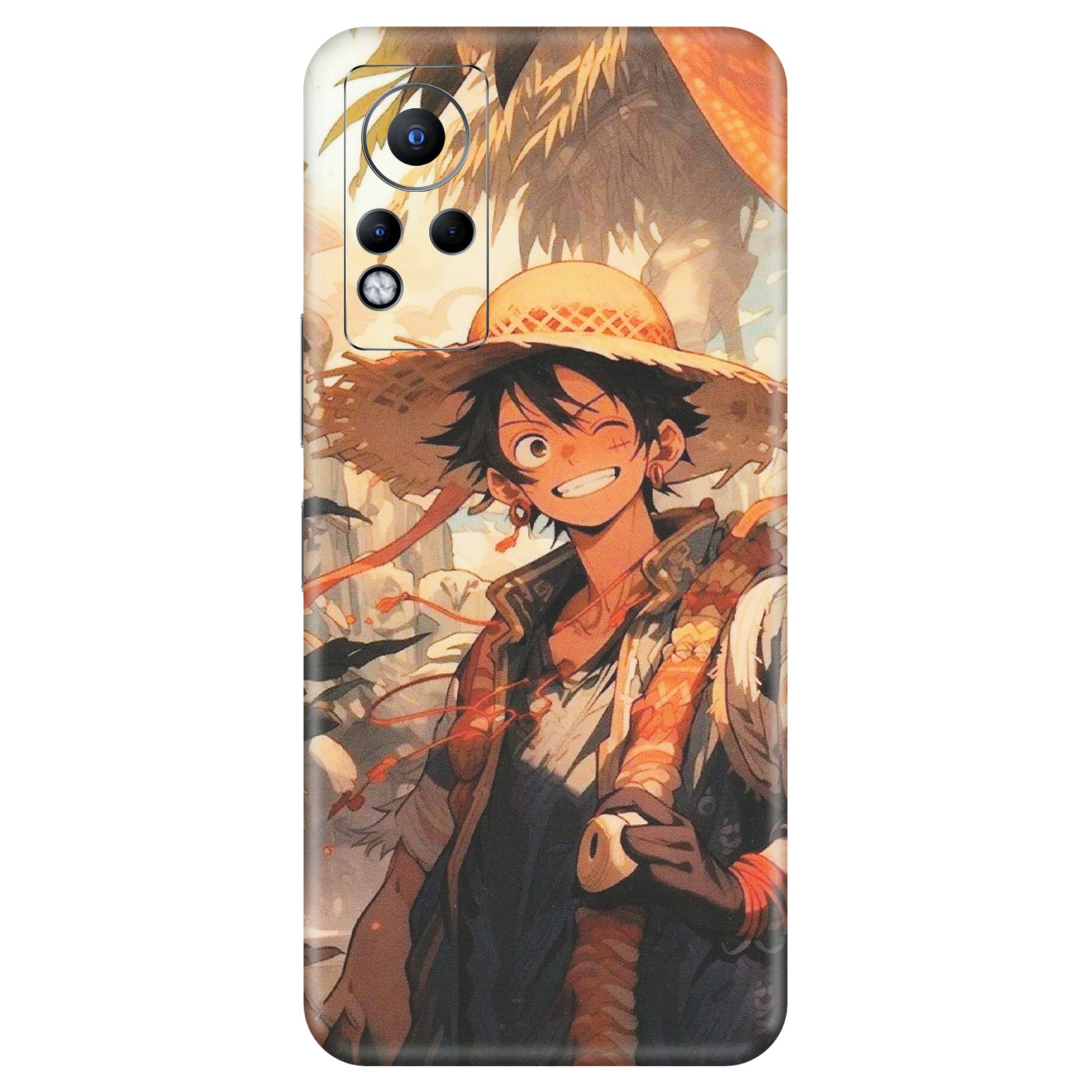 INFINIX Phone Skins (All Models) - Anime Character Smile - Matte Finish (M-33) Infinix Note 11