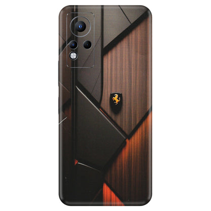 INFINIX Phone Skins (All Models) - Lambo Beauty Wood Pattern Sober - Matte Finish (M-51) Infinix Note 11