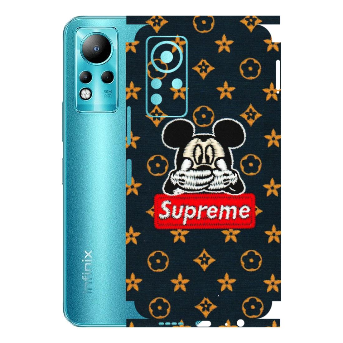 INFINIX Phone Skins (All Models) - Mickey Supreme - Matte Finish (M-83) Infinix Note 11