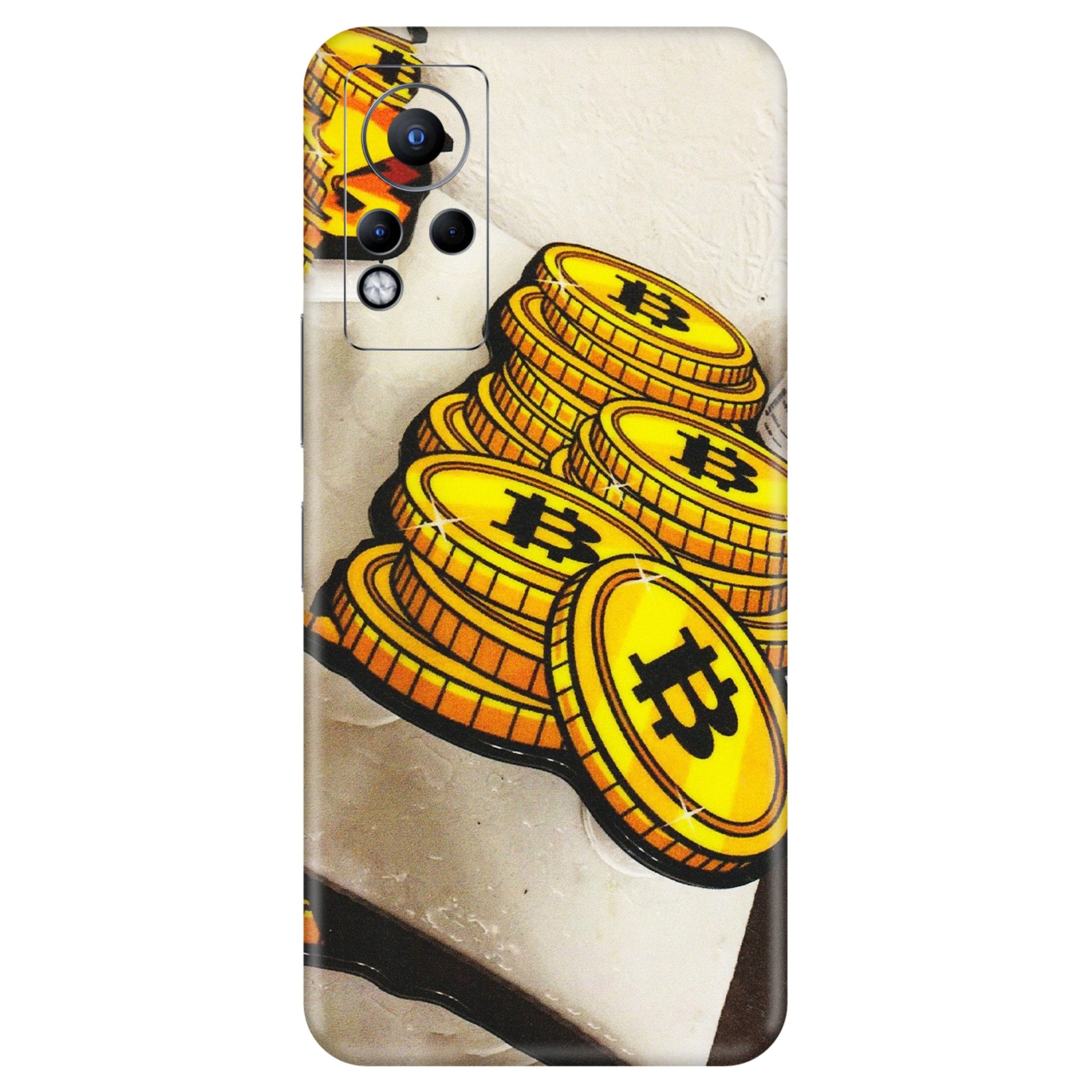 INFINIX Phone Skins (All Models) - Billionaire Bitcoin Collection - Matte Finish (M-92) Infinix Note 11