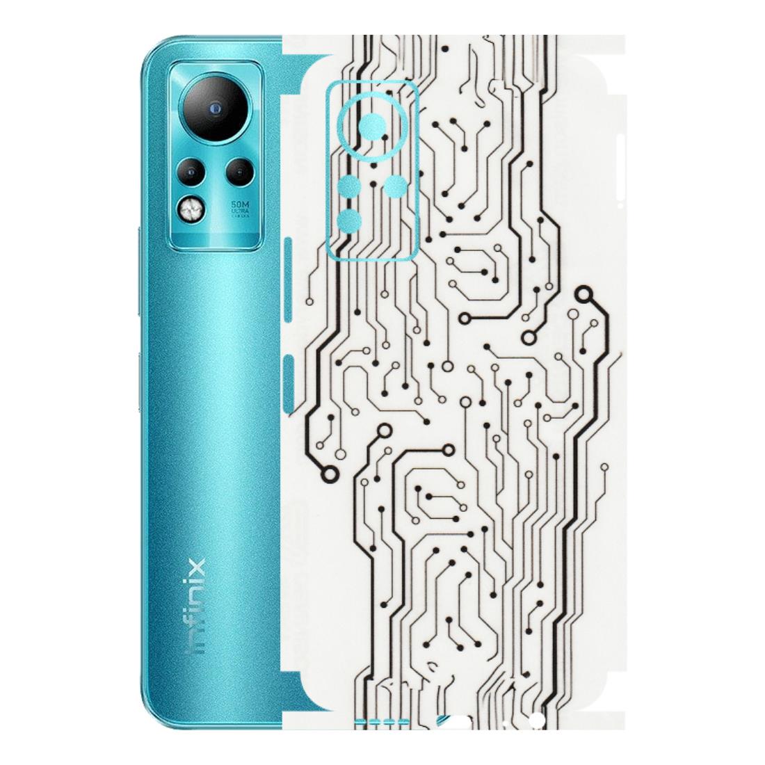 INFINIX Phone Skins (All Models) - Tech Circuits - Transparent Finish (T-03) Infinix Note 11