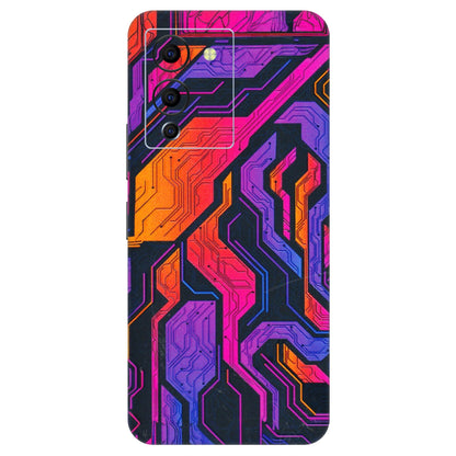 INFINIX Phone Skins (All Models) - Tech Circuits Futuristic - 3D Embossed Finish (L-07) Infinix Note 12 G96
