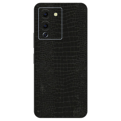 INFINIX Phone Skins (All Models) - Snake Leather Black - 3D Embossed Finish (L-107) Infinix Note 12 G96
