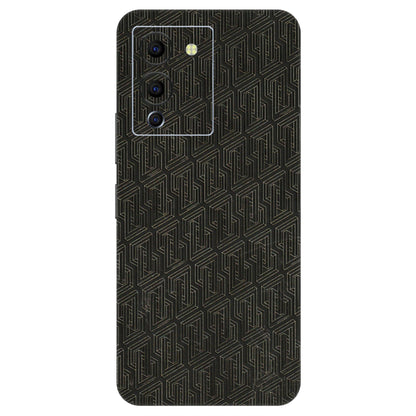 INFINIX Phone Skins (All Models) - Black Abstract Pattern - 3D Embossed Finish (L-117) Infinix Note 12 G96