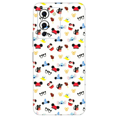 INFINIX Phone Skins (All Models) - Minnie Mouse & Donald Doodles s - 3D Embossed Finish (L-194) Infinix Note 12 G96