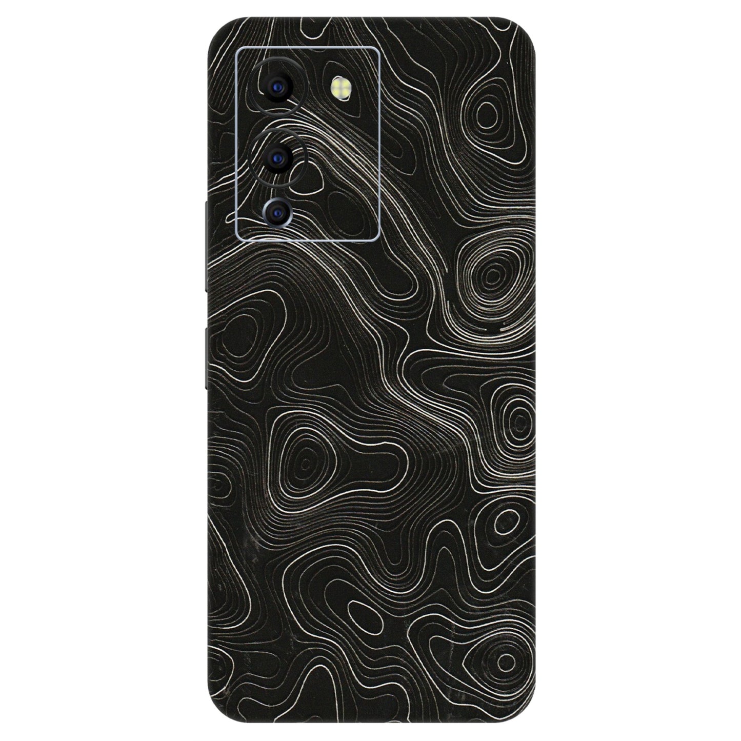 INFINIX Phone Skins (All Models) - Black Swirl - 3D Embossed Finish (L-196) Infinix Note 12 G96