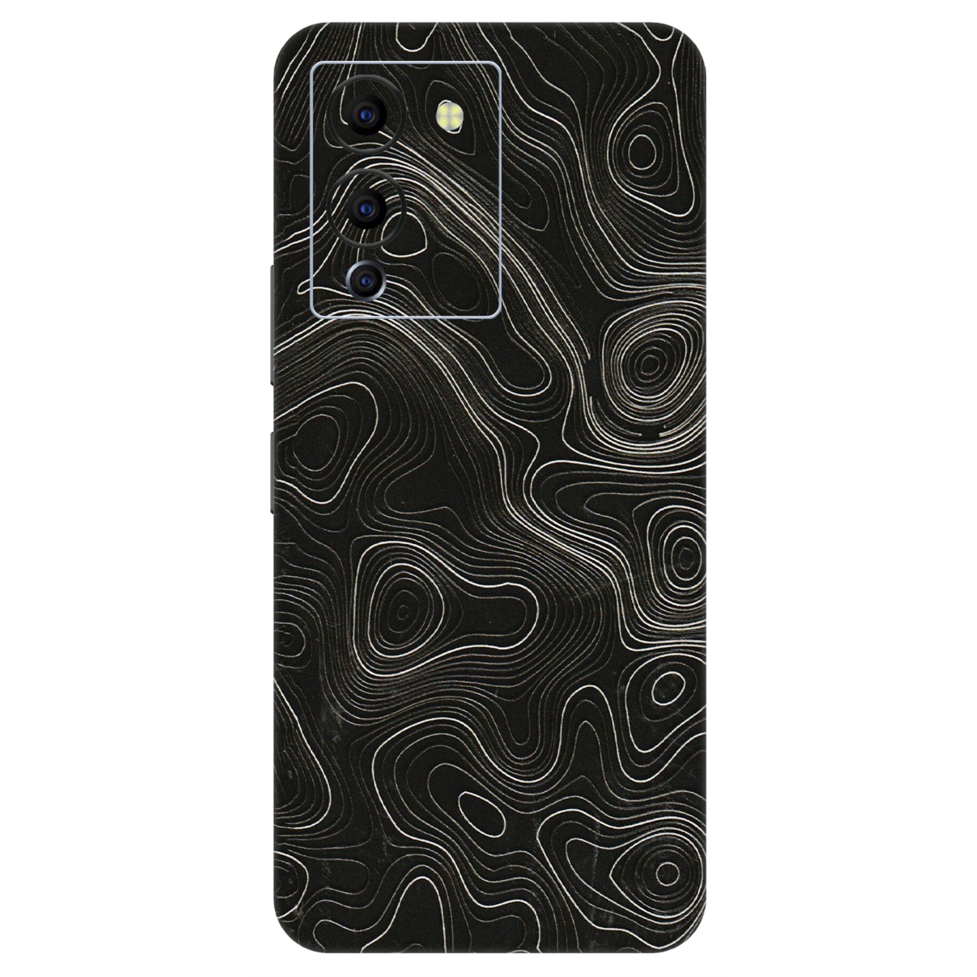 INFINIX Phone Skins (All Models) - Black Swirl - 3D Embossed Finish (L-196) Infinix Note 12 G96