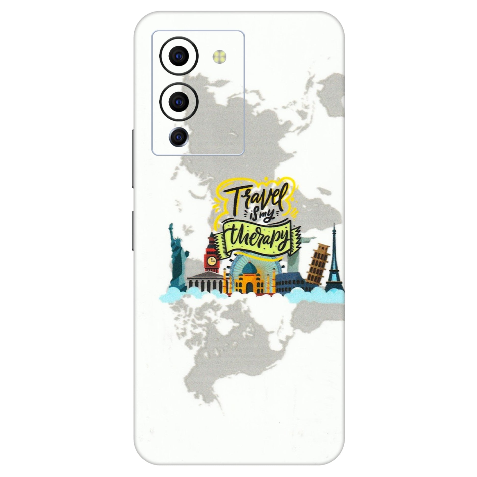 INFINIX Phone Skins (All Models) - Travel Therapy - 3D Embossed Finish (L-199) Infinix Note 12 G96
