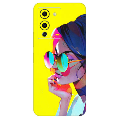 INFINIX Phone Skins (All Models) - Bold Stylish Girl - 3D Embossed Finish (L-222) Infinix Note 12 G96