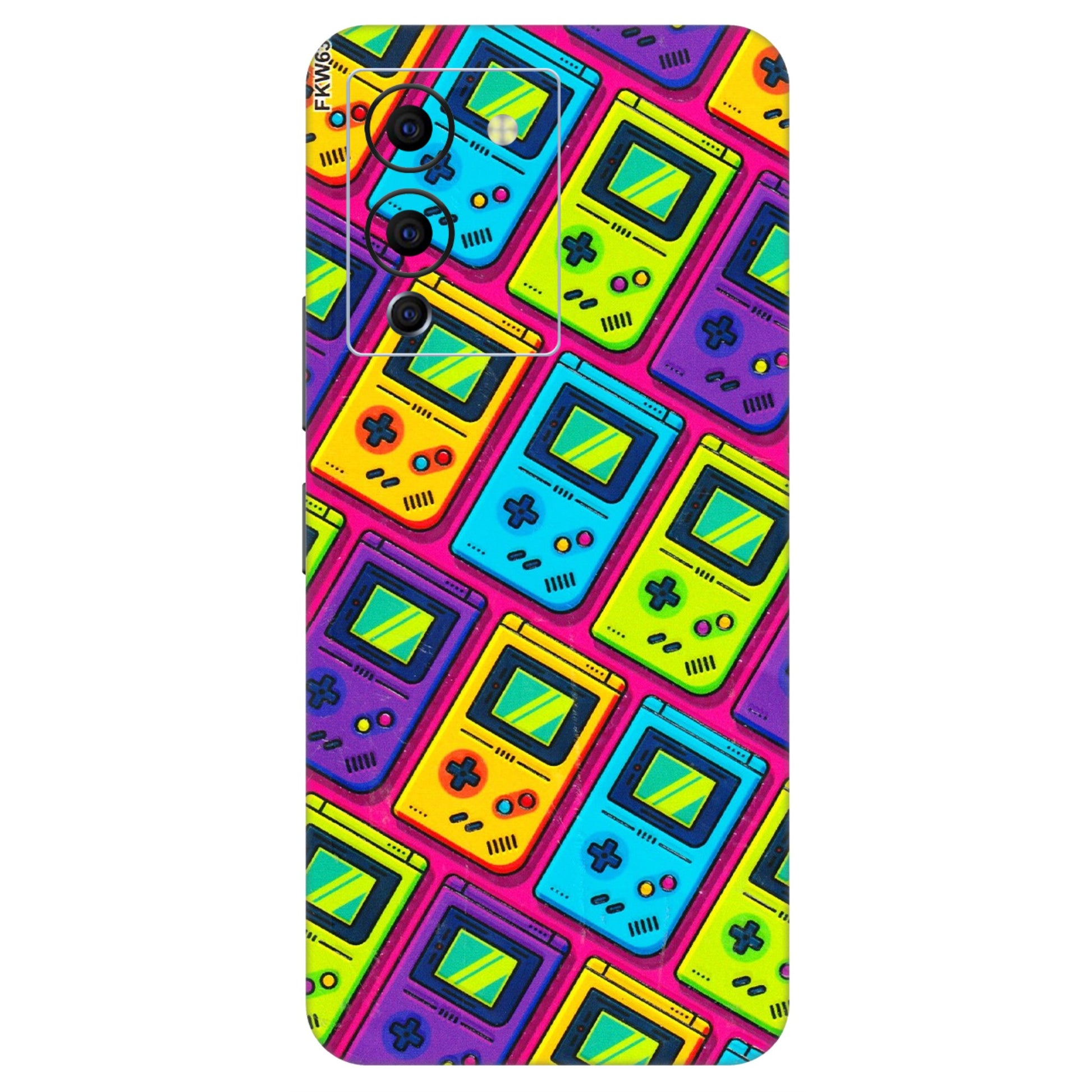 INFINIX Phone Skins (All Models) - Gameboy Colourful - 3D Embossed Finish (L-266) Infinix Note 12 G96