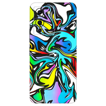 INFINIX Phone Skins (All Models) - Abstract Colour Paints - 3D Embossed Finish (L-271) Infinix Note 12 G96