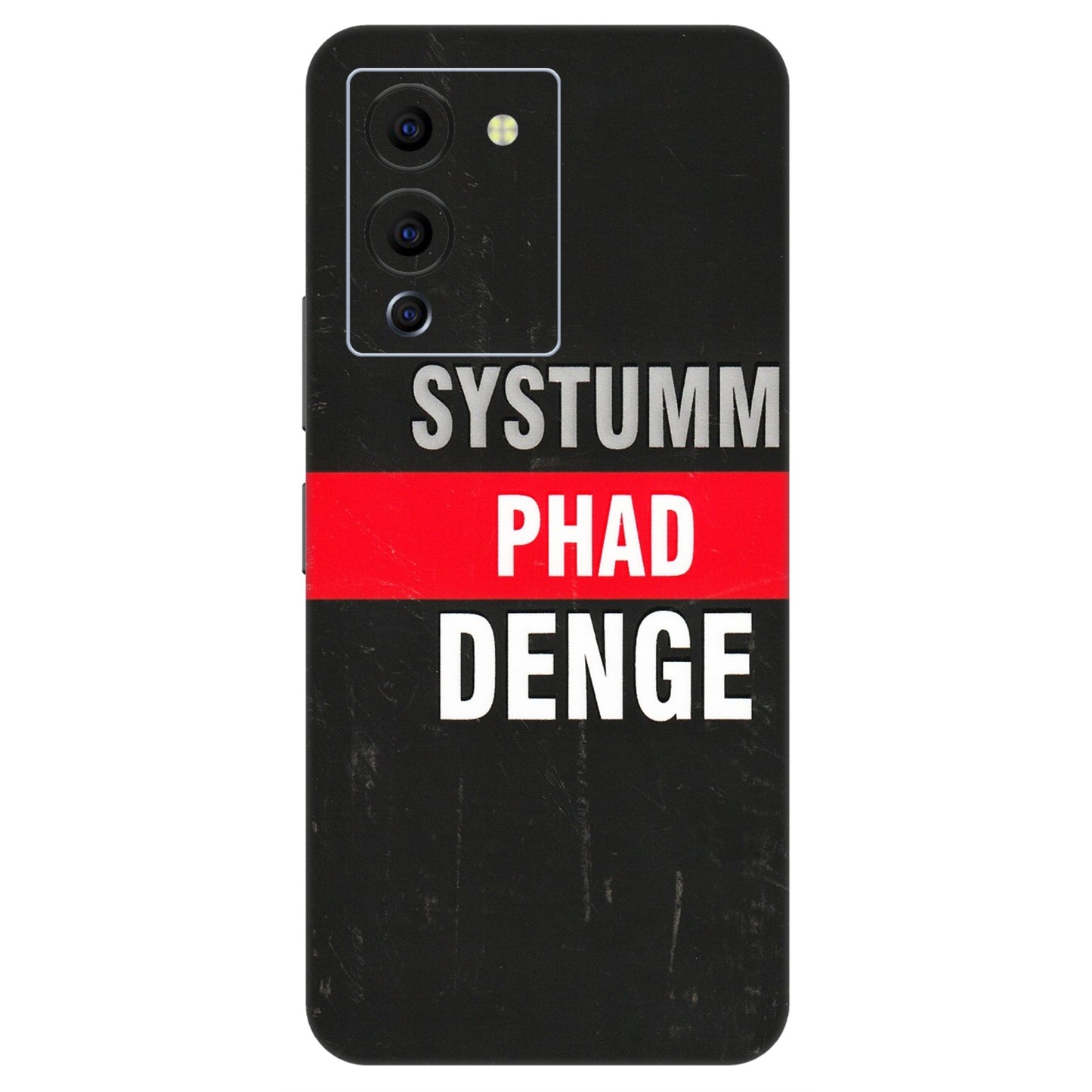 INFINIX Phone Skins (All Models) - Systumm Phad Denge - 3D Embossed Finish (L-278) Infinix Note 12 G96