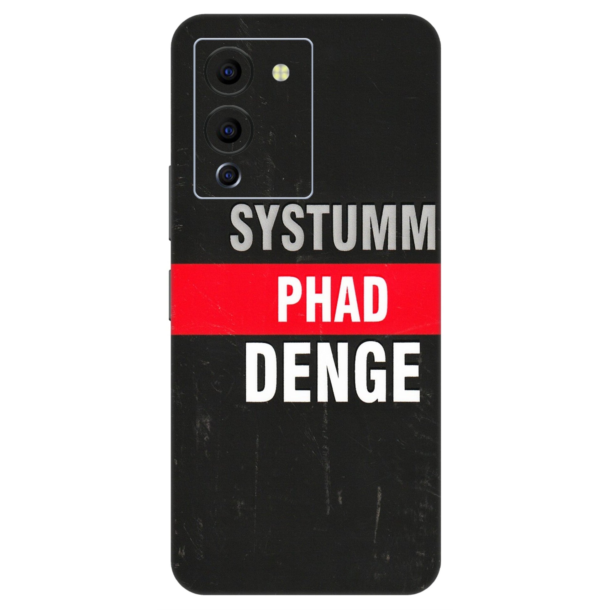 INFINIX Phone Skins (All Models) - Systumm Phad Denge - 3D Embossed Finish (L-278) Infinix Note 12 G96