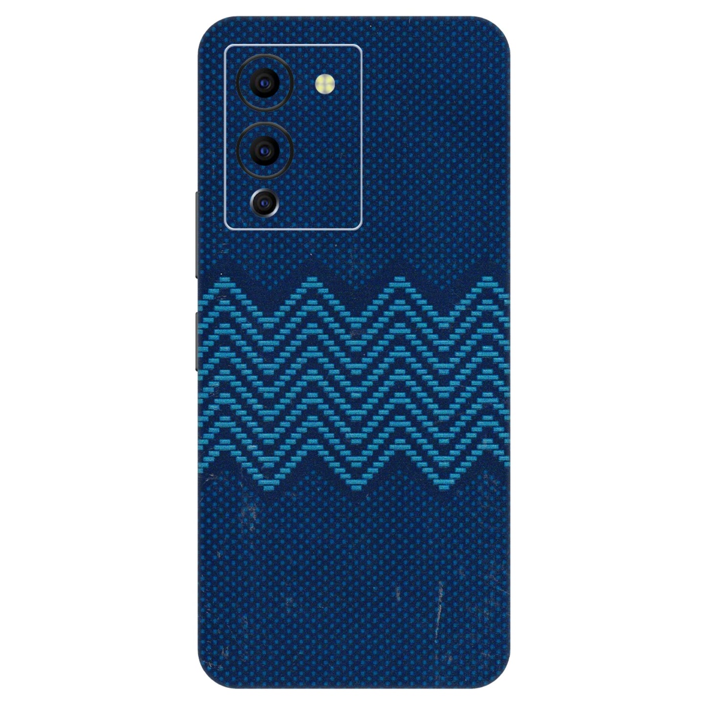 INFINIX Phone Skins (All Models) - Blue Sober Waves - 3D Embossed Finish (L-306) Infinix Note 12 G96