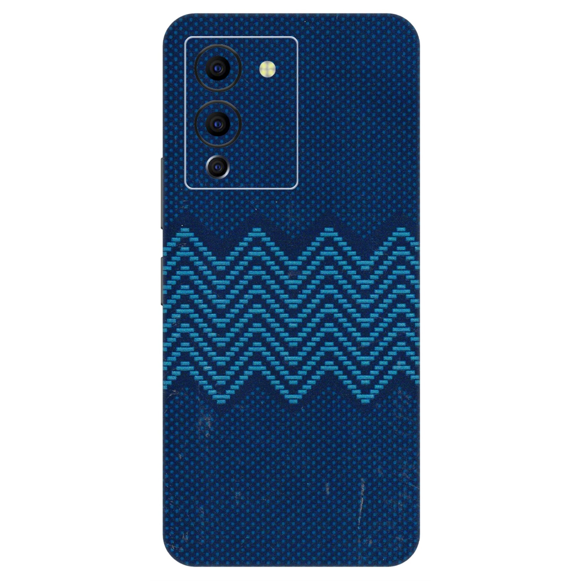 INFINIX Phone Skins (All Models) - Blue Sober Waves - 3D Embossed Finish (L-306) Infinix Note 12 G96