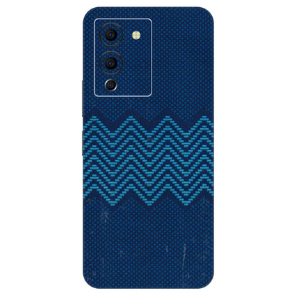 INFINIX Phone Skins (All Models) - Blue Sober Waves - 3D Embossed Finish (L-306) Infinix Note 12 G96