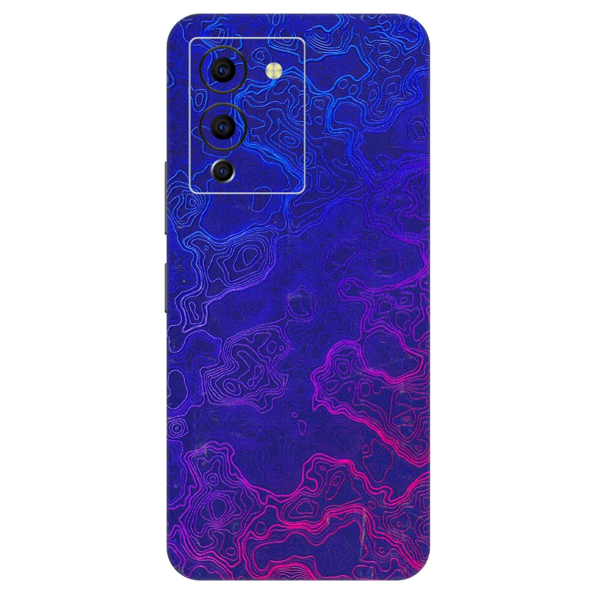 INFINIX Phone Skins (All Models) - Purple Ripples Swirl - 3D Embossed Finish (L-314) Infinix Note 12 G96
