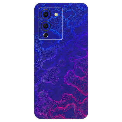 INFINIX Phone Skins (All Models) - Purple Ripples Swirl - 3D Embossed Finish (L-314) Infinix Note 12 G96